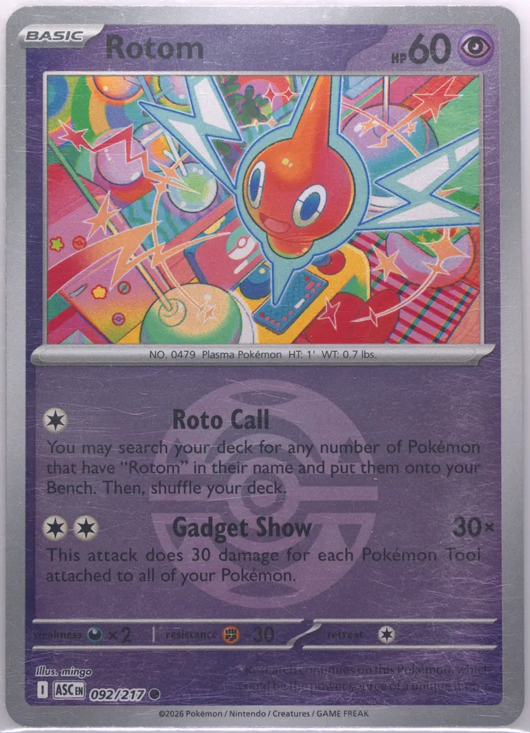 Rotom #92, Ascended Heroes
