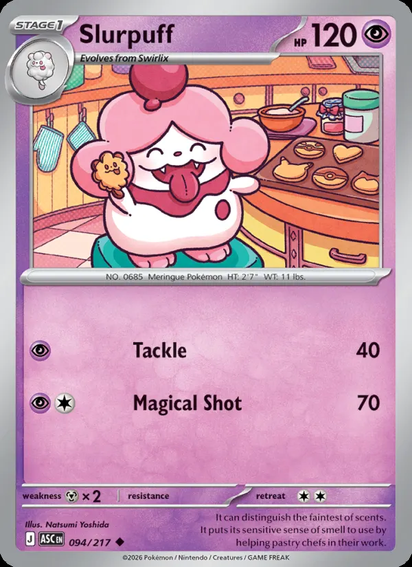 Slurpuff #94, Ascended Heroes