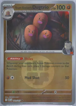 Team Rocket's Dugtrio #101