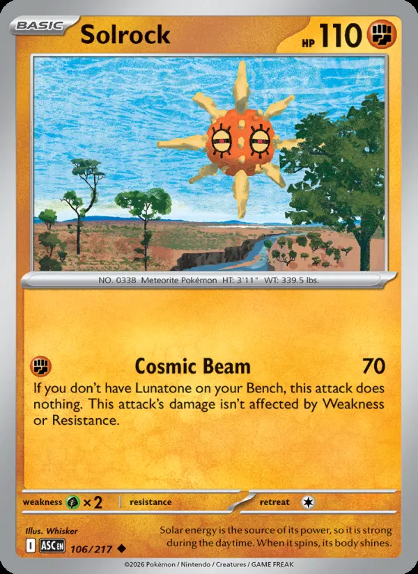Solrock #106, Ascended Heroes