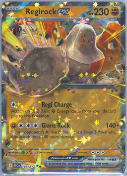 Regirock ex #107