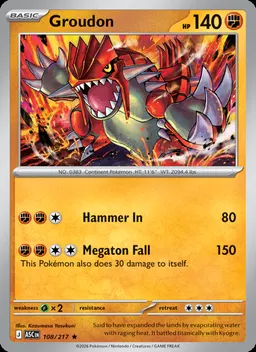 Groudon #108