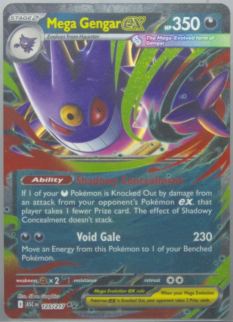 Mega Gengar ex card photo
