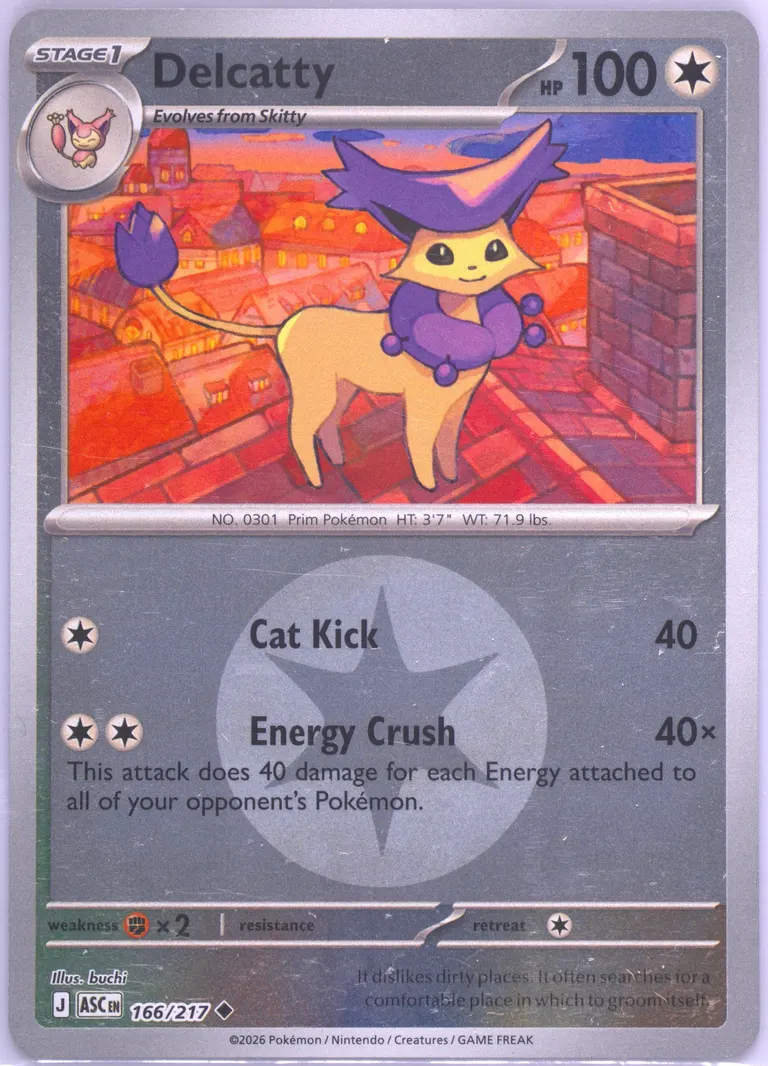 Delcatty #166, Ascended Heroes