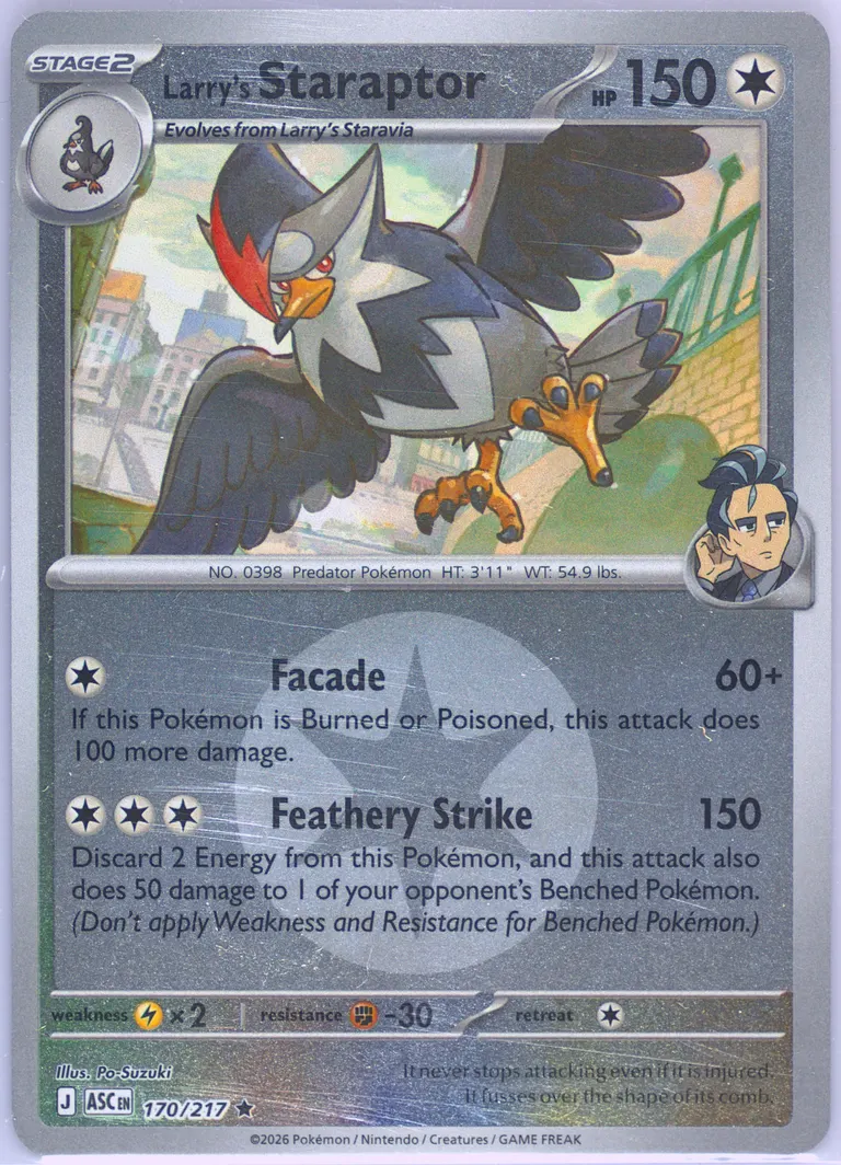 Larry's Staraptor #170, Ascended Heroes