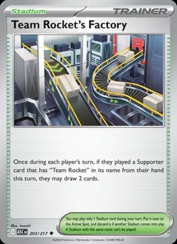 Team Rocket's Factory #203