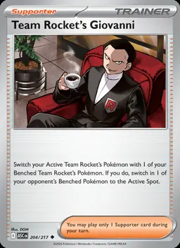 Team Rocket's Giovanni #204