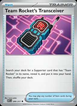 Team Rocket's Transceiver #209