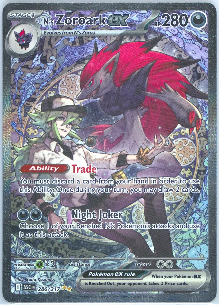 N's Zoroark ex card photo