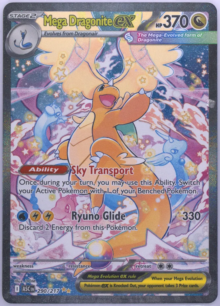 Mega Dragonite ex card photo