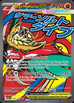 Mega Hawlucha ex card photo