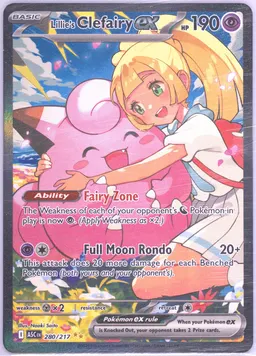 Lillie's Clefairy ex card photo
