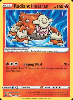 Radiant Heatran card photo