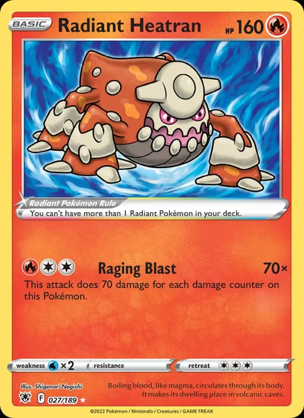 Radiant Heatran card photo