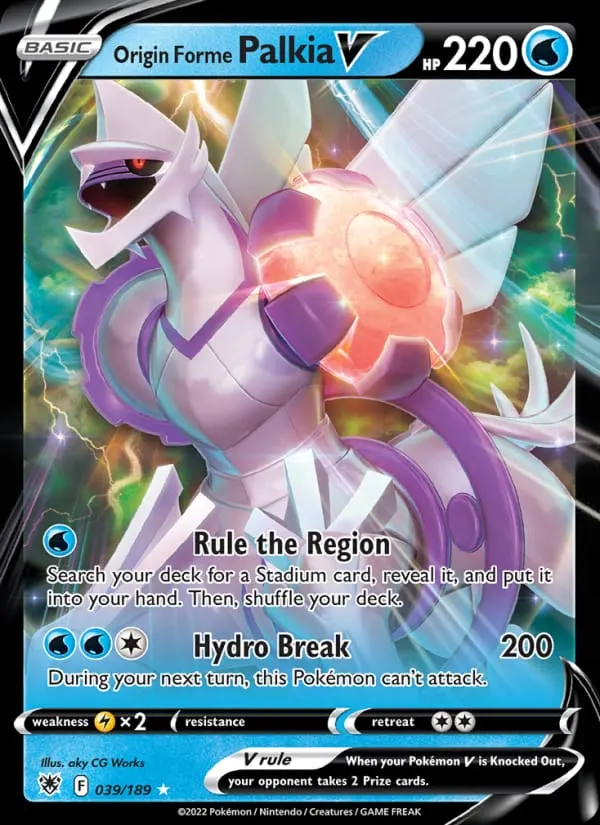 Origin Forme Palkia V card photo