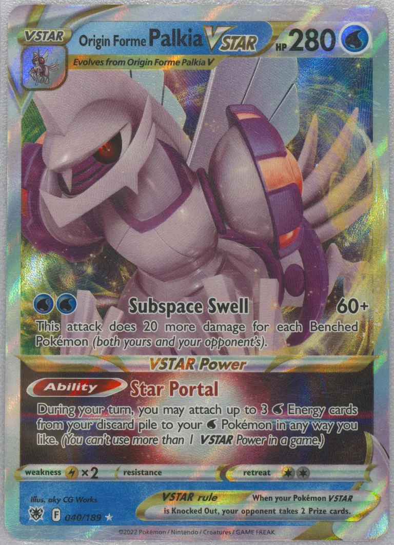 Origin Forme Palkia VSTAR card photo