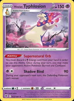 Hisuian Typhlosion card photo