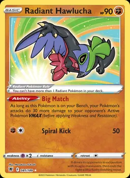 Radiant Hawlucha card photo