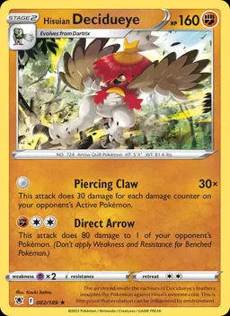Hisuian Decidueye #82