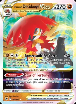 Hisuian Decidueye VSTAR #84