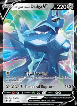 Origin Forme Dialga V #113