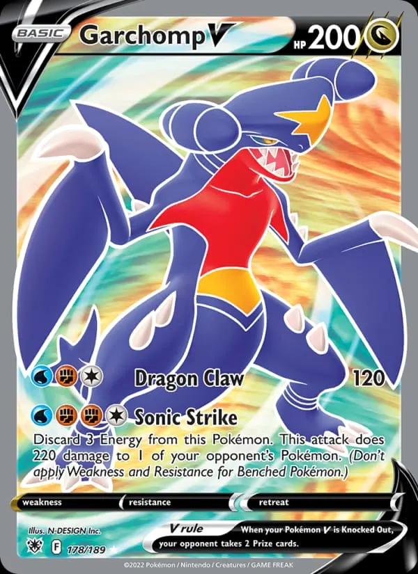 Garchomp V card photo