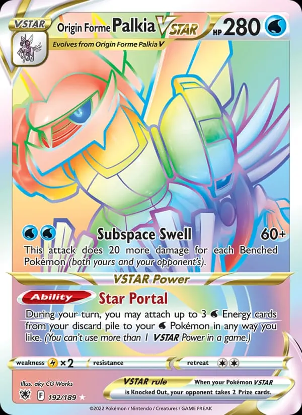 Origin Forme Palkia VSTAR card photo