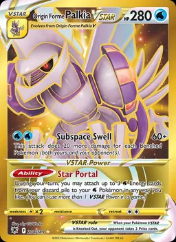 Origin Forme Palkia VSTAR card photo