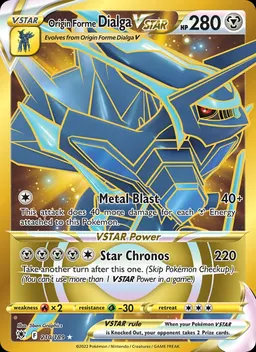 Origin Forme Dialga VSTAR card photo