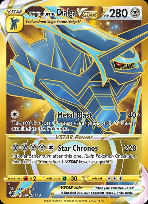 Origin Forme Dialga VSTAR card photo