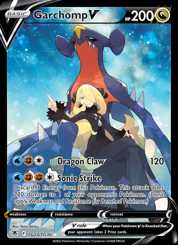 Garchomp V card photo