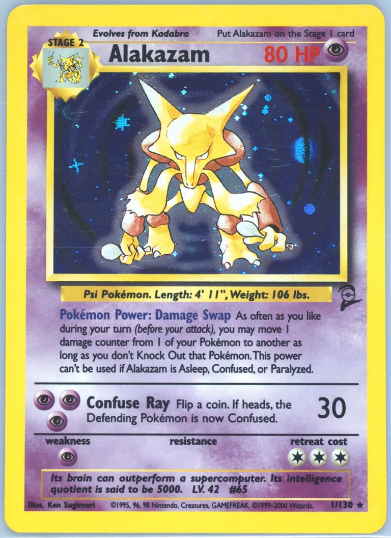 Alakazam card photo