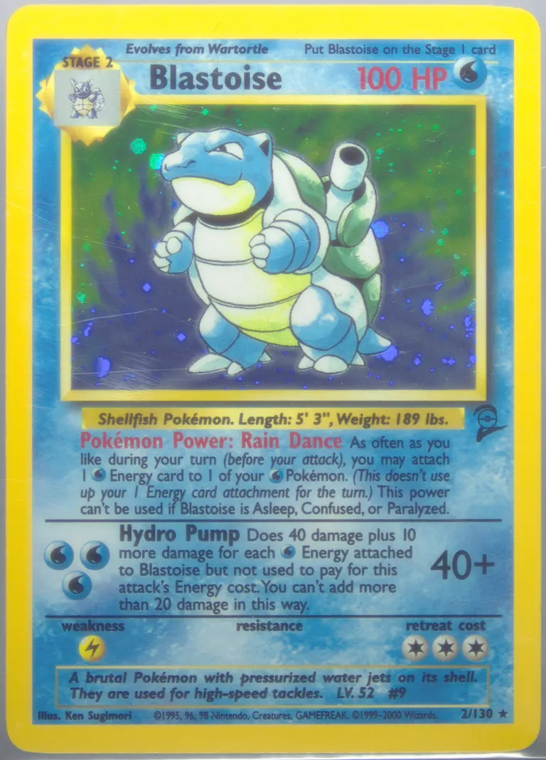 Blastoise card photo