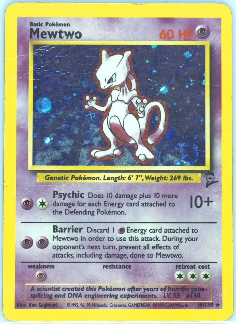 Mewtwo card photo