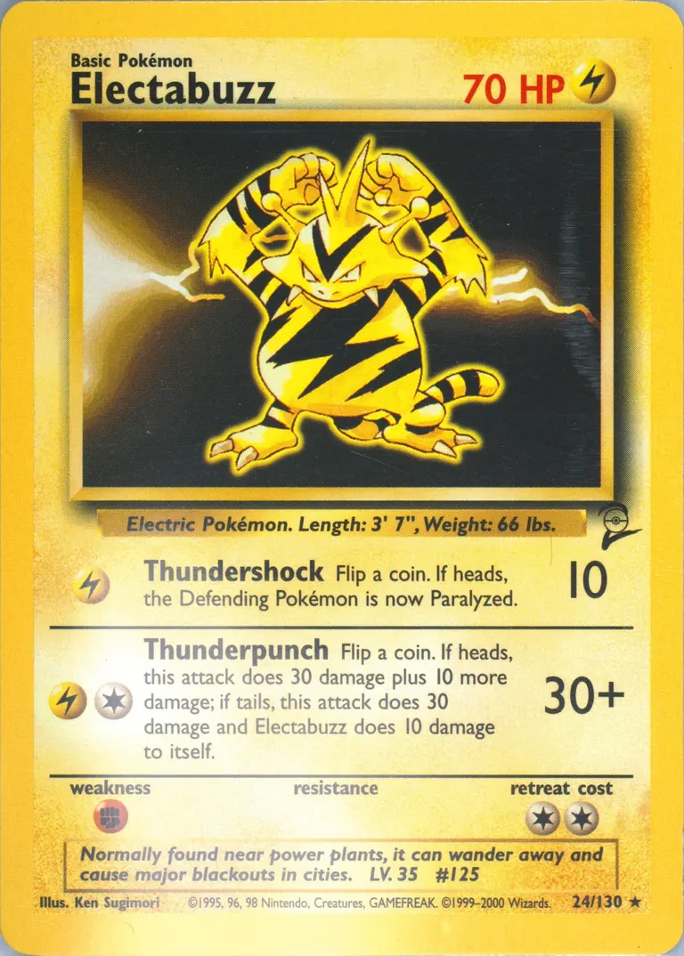 Electabuzz card photo