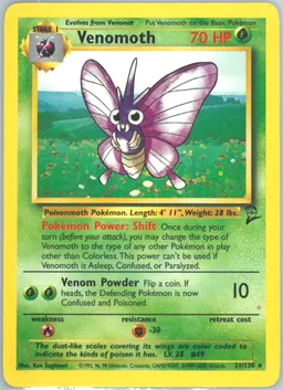 Venomoth card photo