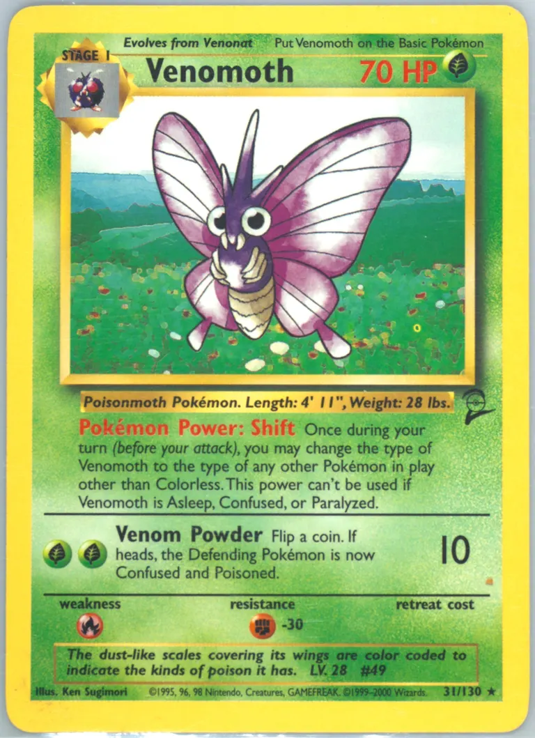 Venomoth card photo