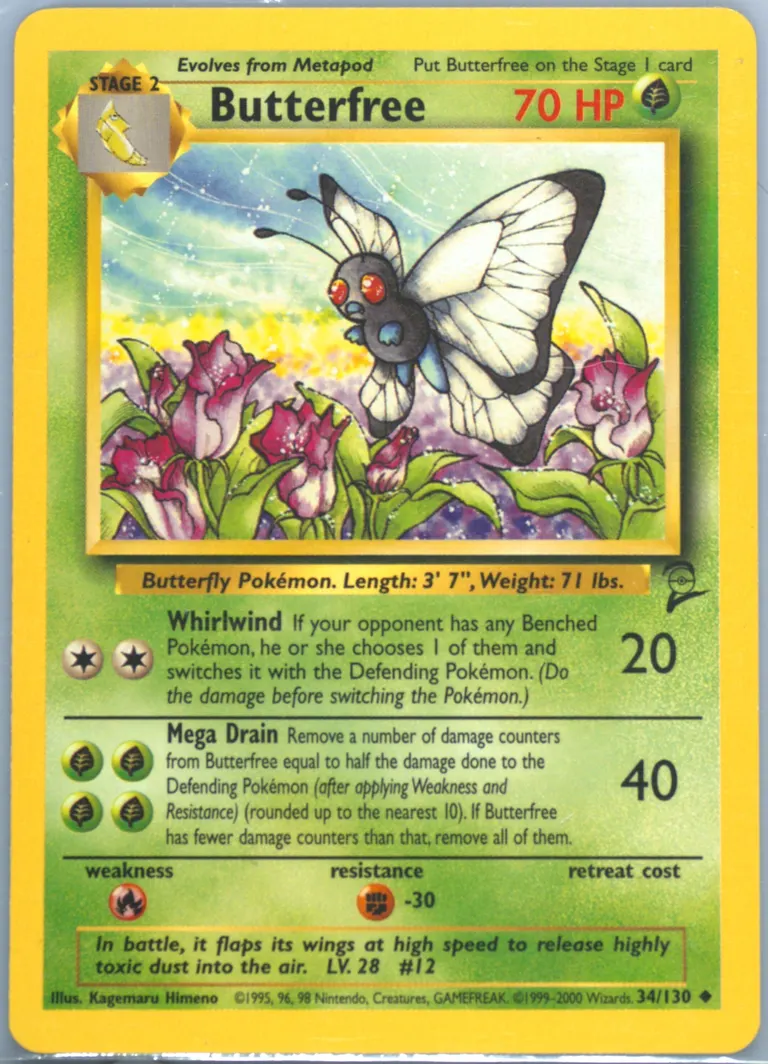 Butterfree card photo