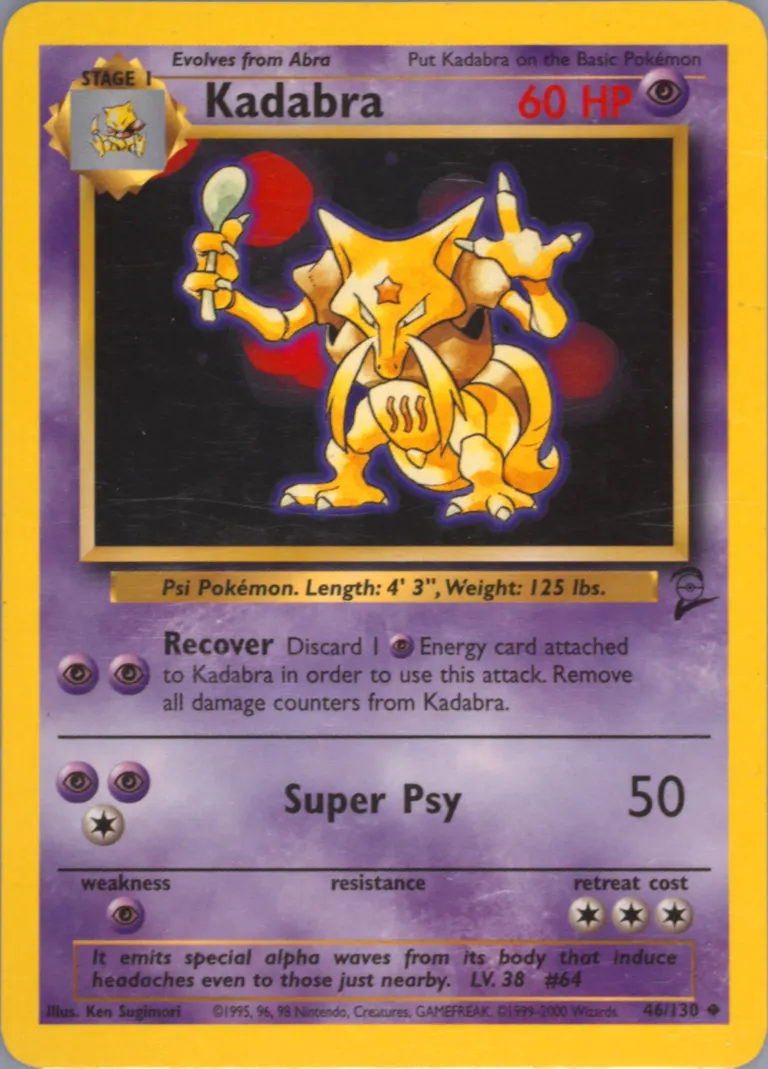 Kadabra card photo
