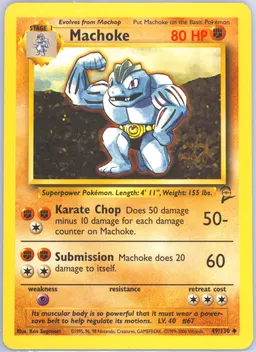 Machoke card photo