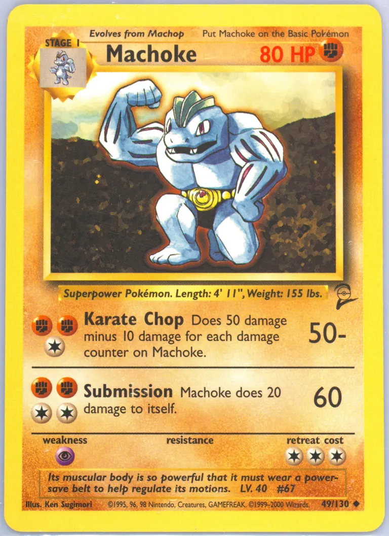 Machoke card photo