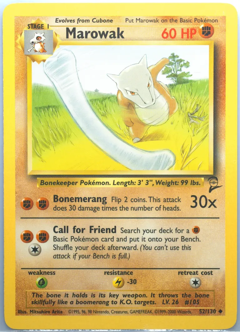 Marowak card photo