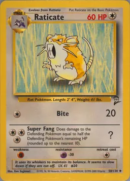 Raticate #58