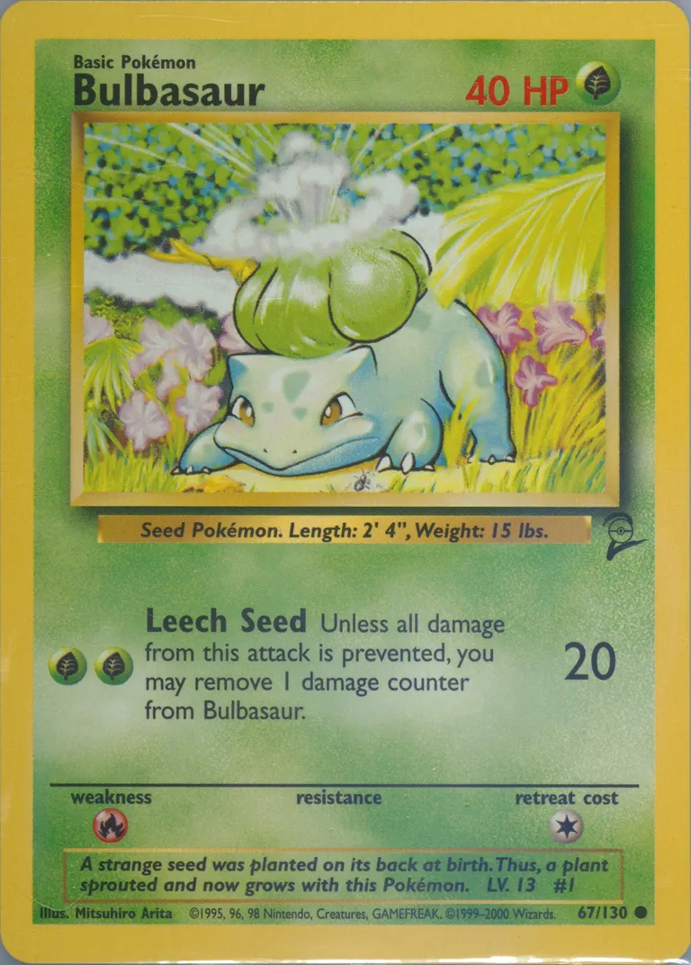 Bulbasaur card photo