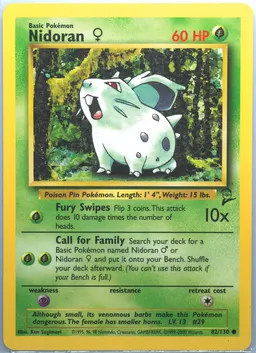 Nidoran♀ card photo