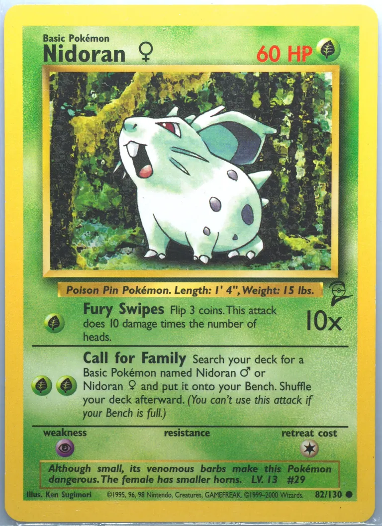 Nidoran♀ card photo