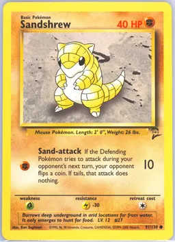 Sandshrew card photo