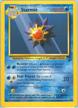 Starmie card photo