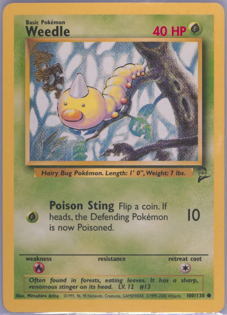 Weedle card photo