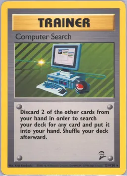 Computer Search card photo